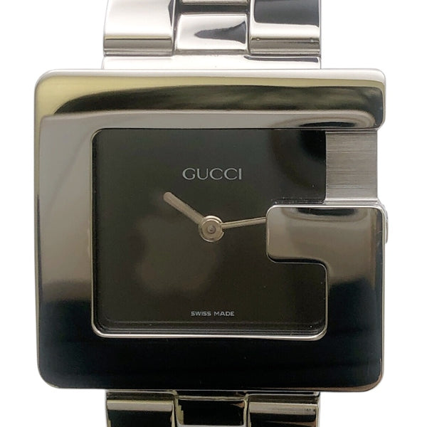 グッチ GUCCI Gスクエア 3600J ブラック ステンレススチール レディース 腕時計