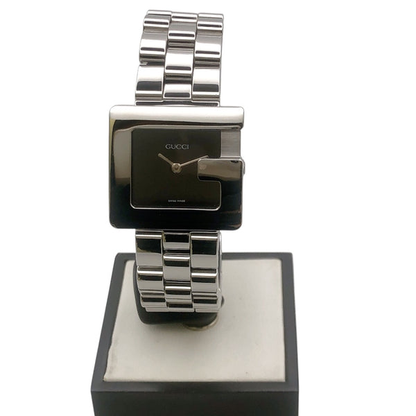 グッチ GUCCI Gスクエア 3600J ブラック ステンレススチール レディース 腕時計