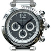 カルティエ Cartier パシャ ドゥカルティエ クロノグラフ WSPA0027 グレー SS 自動巻き メンズ 腕時計