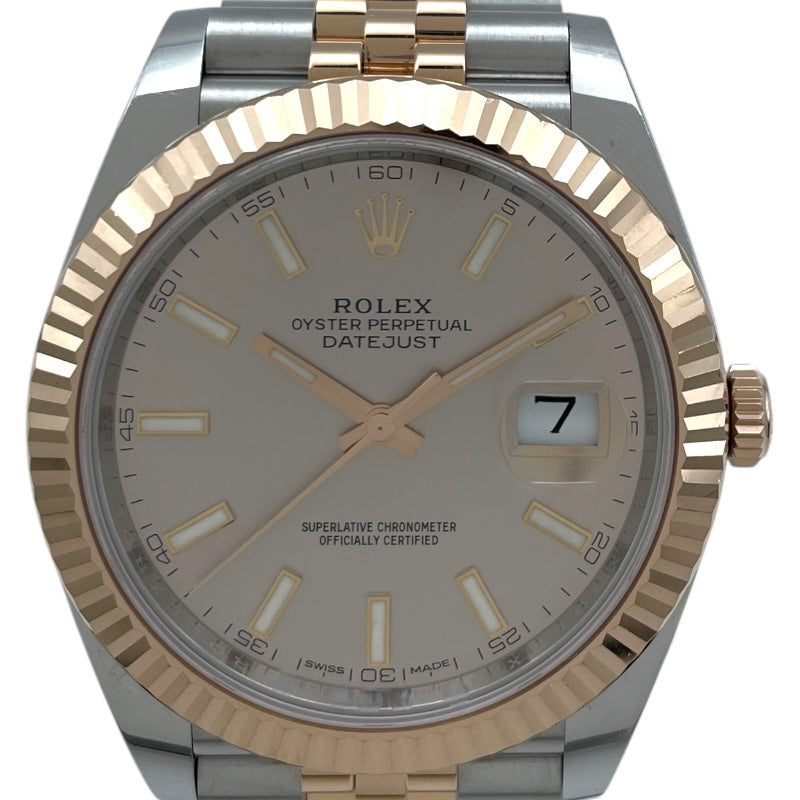 ロレックス ROLEX デイトジャスト41 サンダスト 126331 シャンパン PG