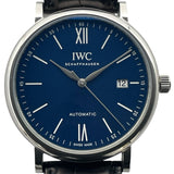 インターナショナルウォッチカンパニー IWC ポートフィノオートマティック 150イヤーズ IW356518 ブルー SS 自動巻き メンズ 腕時計