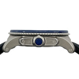 カルティエ Cartier カリブルドゥカルティエ ダイバー WSCA0010 ブルー SS 自動巻き メンズ 腕時計