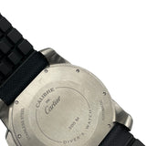 カルティエ Cartier カリブルドゥカルティエ ダイバー WSCA0010 ブルー SS 自動巻き メンズ 腕時計