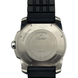 カルティエ Cartier カリブルドゥカルティエ ダイバー WSCA0010 ブルー SS 自動巻き メンズ 腕時計