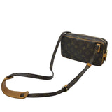 ルイ・ヴィトン LOUIS VUITTON ポシェット・マルリーバンドリエール M51828 ブラウン モノグラムキャンバス レディース ショルダーバッグ