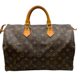 ルイ・ヴィトン LOUIS VUITTON スピーディ35 M41524 ブラウン モノグラム レディース ハンドバッグ