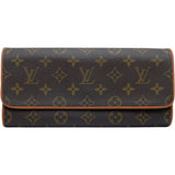 ルイ・ヴィトン LOUIS VUITTON ポシェット・ツインGM M51852 ブラウン モノグラム レディース ショルダーバッグ