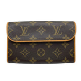 ルイ・ヴィトン LOUIS VUITTON ポシェットフロランティーヌ M51855 ブラウン モノグラムキャンバス レディース ポーチ