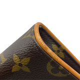 ルイ・ヴィトン LOUIS VUITTON ポシェットフロランティーヌ M51855 ブラウン モノグラムキャンバス レディース ポーチ