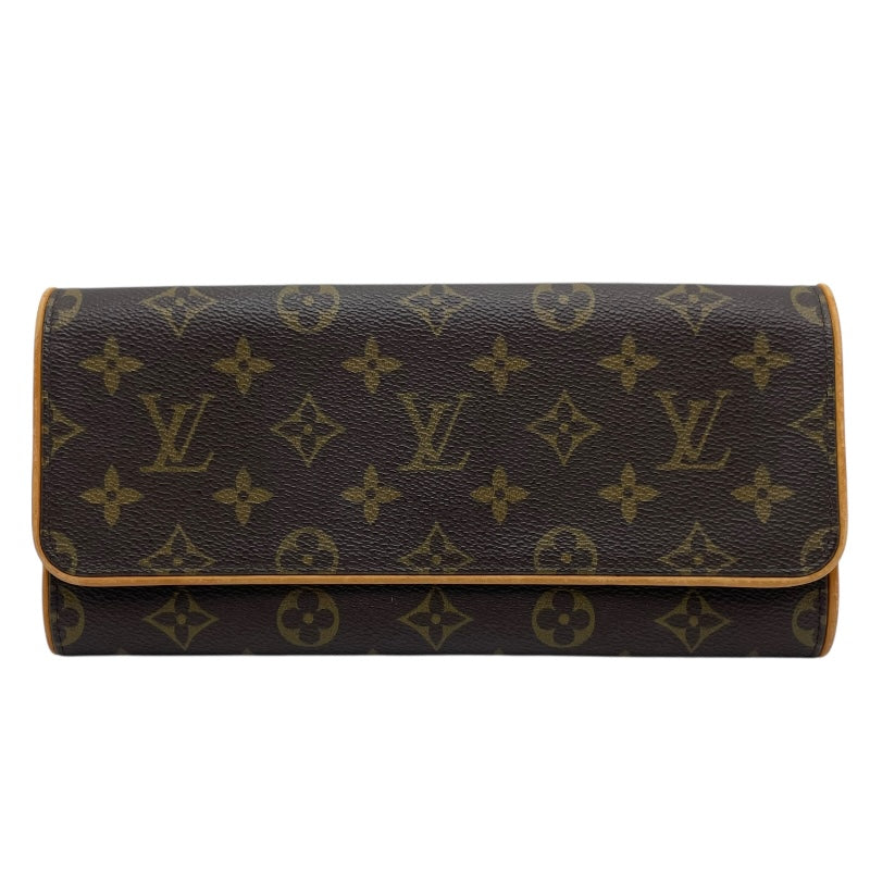 ルイ・ヴィトン LOUIS VUITTON ポシェット・ツインGM M51852 ブラウン