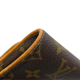 ルイ・ヴィトン LOUIS VUITTON ポシェット・ツインGM M51852 ブラウン モノグラムキャンバス レディース ショルダーバッグ