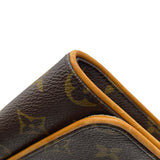 ルイ・ヴィトン LOUIS VUITTON ポシェット・ツインGM M51852 ブラウン モノグラムキャンバス レディース ショルダーバッグ