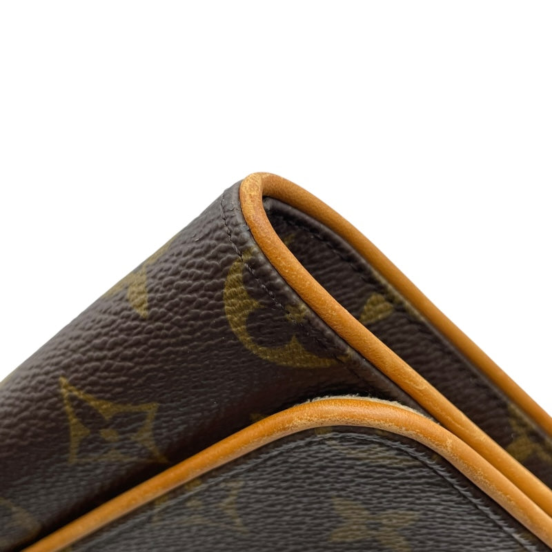 ルイ・ヴィトン LOUIS VUITTON ポシェット・ツインGM M51852 ブラウン
