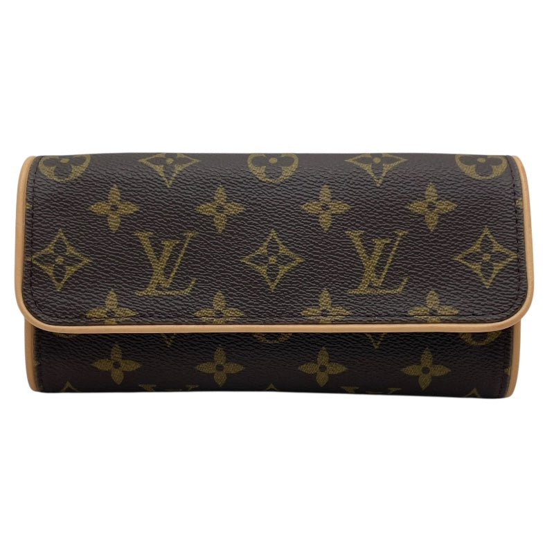 ルイ・ヴィトン LOUIS VUITTON ポシェット・ツインPM M51854 ブラウン