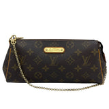 ルイ・ヴィトン LOUIS VUITTON エヴァ M95567 ブラウン モノグラムキャンバス レディース ショルダーバッグ