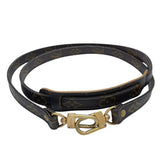 ルイ・ヴィトン LOUIS VUITTON ショルダーストラップ ブラウン モノグラムキャンバス ユニセックス ショルダーストラップ