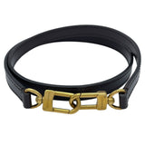 ルイ・ヴィトン LOUIS VUITTON ショルダーストラップ ダミエ用 ブラウン レザー ユニセックス ショルダーストラップ