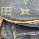 ルイ・ヴィトン LOUIS VUITTON ソミュール35 M42254 ブラウン モノグラム レディース ショルダーバッグ