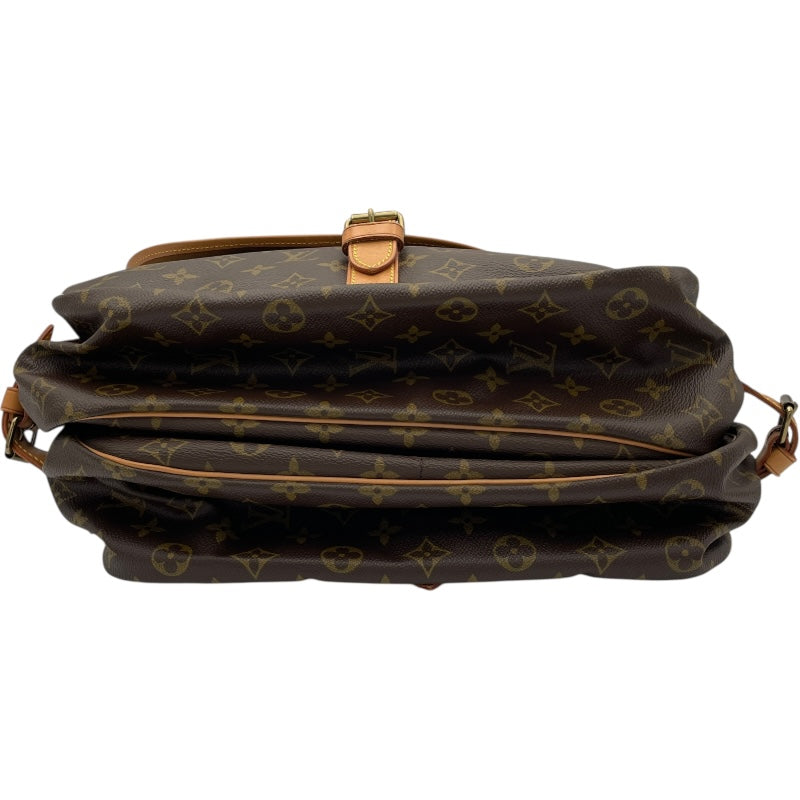 ルイヴィトン バッグ ショルダー モノグラム ソミュール35 茶色 M42254 ルイ・ヴィトン LOUIS VUITTON ソミュール35 M42254 ブラウン
