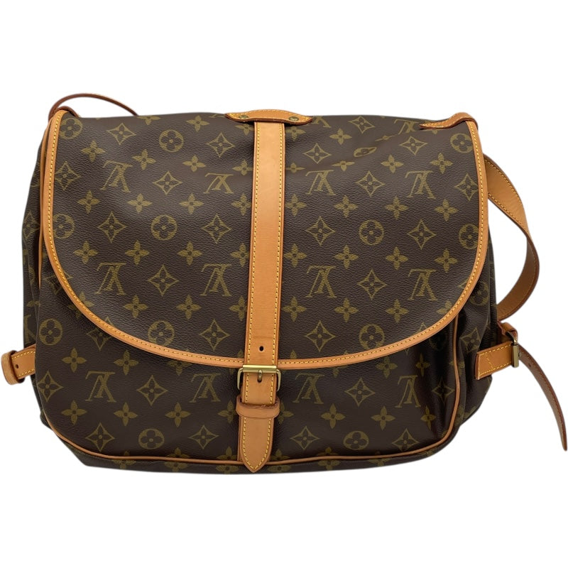 ルイヴィトン ソミュール35 ショルダーバッグ モノグラム M42254 ルイ・ヴィトン LOUIS VUITTON ソミュール35 M42254 ブラウン