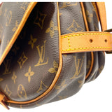 ルイ・ヴィトン LOUIS VUITTON ソミュール30 M42256 ブラウン モノグラム レディース ショルダーバッグ