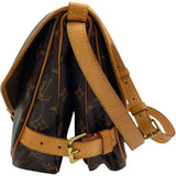 ルイ・ヴィトン LOUIS VUITTON ソミュール30 M42256 ブラウン モノグラム レディース ショルダーバッグ