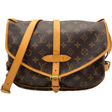 ルイ・ヴィトン LOUIS VUITTON ソミュール30 M42256 ブラウン モノグラム レディース ショルダーバッグ