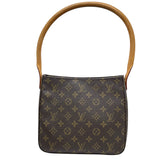 ルイ・ヴィトン LOUIS VUITTON ルーピングMM M51146 ブラウン モノグラムキャンバス レディース ショルダーバッグ