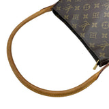 ルイ・ヴィトン LOUIS VUITTON ルーピングMM M51146 ブラウン モノグラムキャンバス レディース ショルダーバッグ