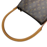 ルイ・ヴィトン LOUIS VUITTON ルーピングMM M51146 ブラウン モノグラムキャンバス レディース ショルダーバッグ