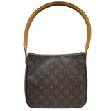 ルイ・ヴィトン LOUIS VUITTON ルーピングMM M51146 ブラウン モノグラムキャンバス レディース ショルダーバッグ