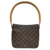 ルイ・ヴィトン LOUIS VUITTON ルーピングMM M51146 ブラウン モノグラムキャンバス レディース ショルダーバッグ