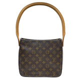 ルイ・ヴィトン LOUIS VUITTON ルーピングMM M51146 ブラウン モノグラムキャンバス レディース ショルダーバッグ