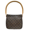ルイ・ヴィトン LOUIS VUITTON ルーピングMM M51146 ブラウン モノグラムキャンバス レディース ショルダーバッグ