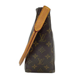 ルイ・ヴィトン LOUIS VUITTON ルーピングMM M51146 ブラウン モノグラムキャンバス レディース ショルダーバッグ