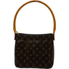 ルイ・ヴィトン LOUIS VUITTON ルーピングMM M51146 ブラウン モノグラム・キャンバス レディース ショルダーバッグ