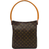 ルイ・ヴィトン LOUIS VUITTON ルーピングGM M51145 ブラウン モノグラム レディース トートバッグ