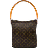 ルイ・ヴィトン LOUIS VUITTON ルーピングGM M51145 ブラウン モノグラム レディース トートバッグ