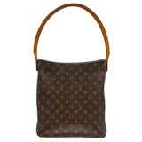 ルイ・ヴィトン LOUIS VUITTON ルーピングGM M51145 ブラウン モノグラムキャンバス レディース ショルダーバッグ