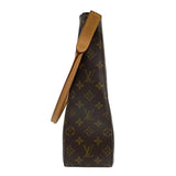 ルイ・ヴィトン LOUIS VUITTON ルーピングGM M51145 ブラウン モノグラムキャンバス レディース ショルダーバッグ