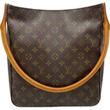 ルイ・ヴィトン LOUIS VUITTON ルーピングGM M51145 ブラウン モノグラム レディース ショルダーバッグ