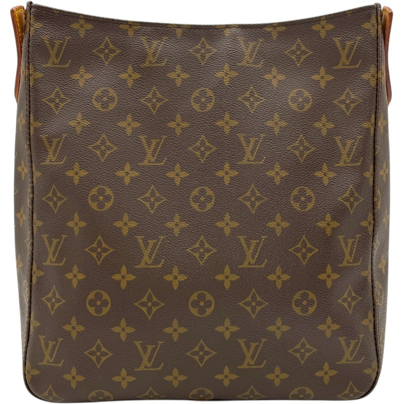 本物 ルイヴィトン LOUIS VUITTON LV ルーピング GM モノグラム ショルダーバッグ ブラウン M51145 Looping ビトン バッグ 中古 中古・古着通販】LOUIS VUITTON (ルイ ヴィトン) ショルダーバッグ