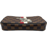 ルイ・ヴィトン LOUIS VUITTON ポシェット・ヴォルガ チャップマン N63350 ブラウン ダミエ・サバンナ メンズ セカンドバッグ