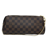 ルイ・ヴィトン LOUIS VUITTON エヴァ N55213 ブラウン ダミエ・エベヌ レディース ショルダーバッグ
