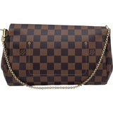 ルイ・ヴィトン LOUIS VUITTON フェイボリットMM N41129 ブラウン ダミエ レディース ショルダーバッグ