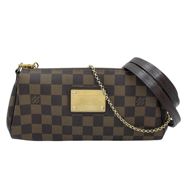 ルイ・ヴィトン LOUIS VUITTON エヴァ N55213 ブラウン ダミエ・エベヌ