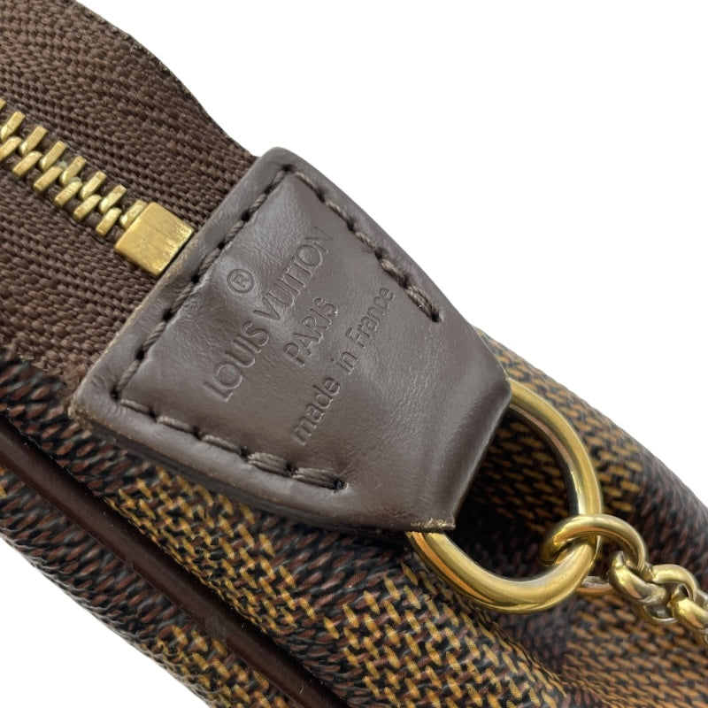 ルイ・ヴィトン LOUIS VUITTON エヴァ N55213 ブラウン ダミエ・エベヌ
