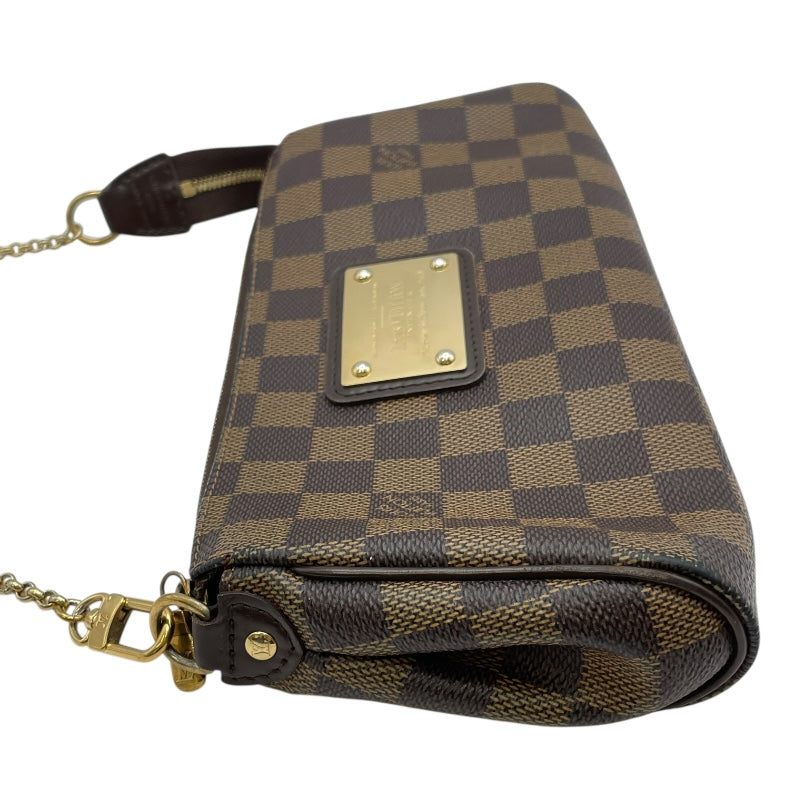 ルイ・ヴィトン LOUIS VUITTON エヴァ N55213 ブラウン ダミエ・エベヌ