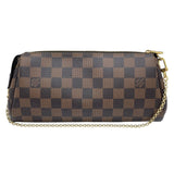 ルイ・ヴィトン LOUIS VUITTON エヴァ N55213 ブラウン ダミエ・エベヌ レディース ショルダーバッグ