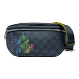 ルイ・ヴィトン LOUIS VUITTON リンクバムバッグ N40276 ブラック ダミエ・グラフィット メンズ ボディバッグ
